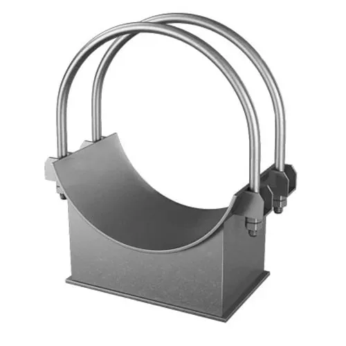 Двуххомутовые скользящие опоры 325x110x24.9 мм 12Х18Н10Т ГОСТ 108.275.38-80